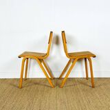 2 chaises d’écolier 1960