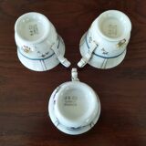 Bernardaud porcelain coffee cups