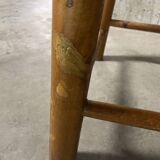 High straw chair for children