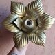 Pair of Masca flower wall lights