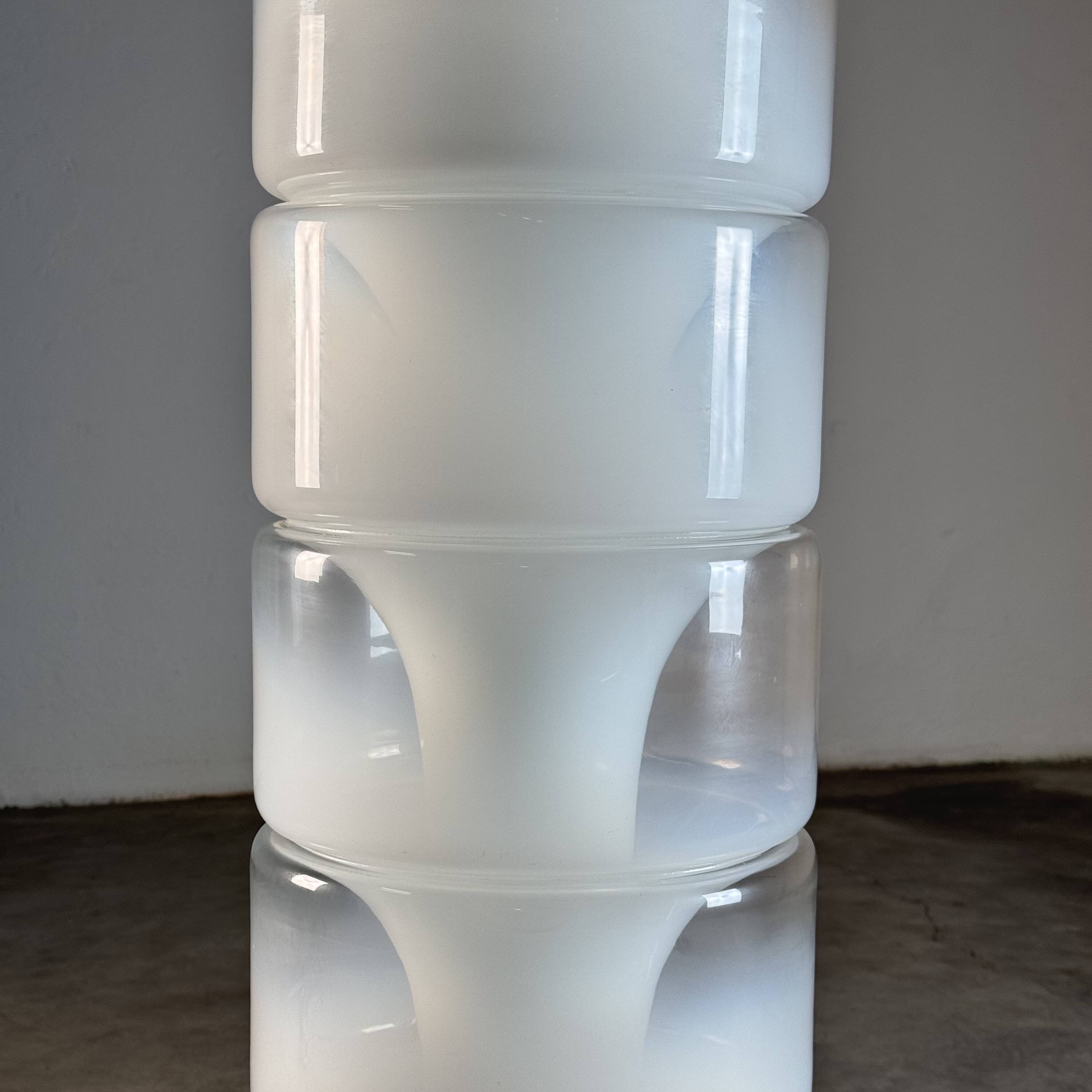 Sfumato Glass Floor Lamp Model “LT316” by Carlo Nason, 1960s