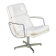 Armchair "Space Age"". Steel and imitation leather. Swivel. France, 70s