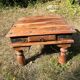 Table basse indienne teck