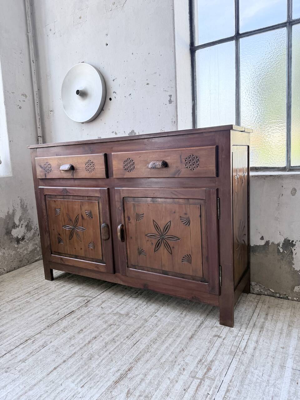 Jam cupboard, popular Savoyard art, 1950s.