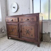 Meuble de rangement confiturier art populaire savoyard 1950