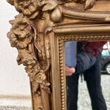 Miroir doré ancien