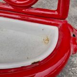 Porte parapluie canne en fonte émaillée