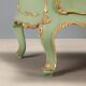 Commode ancienne style baroque en bois laqué XXe siècle