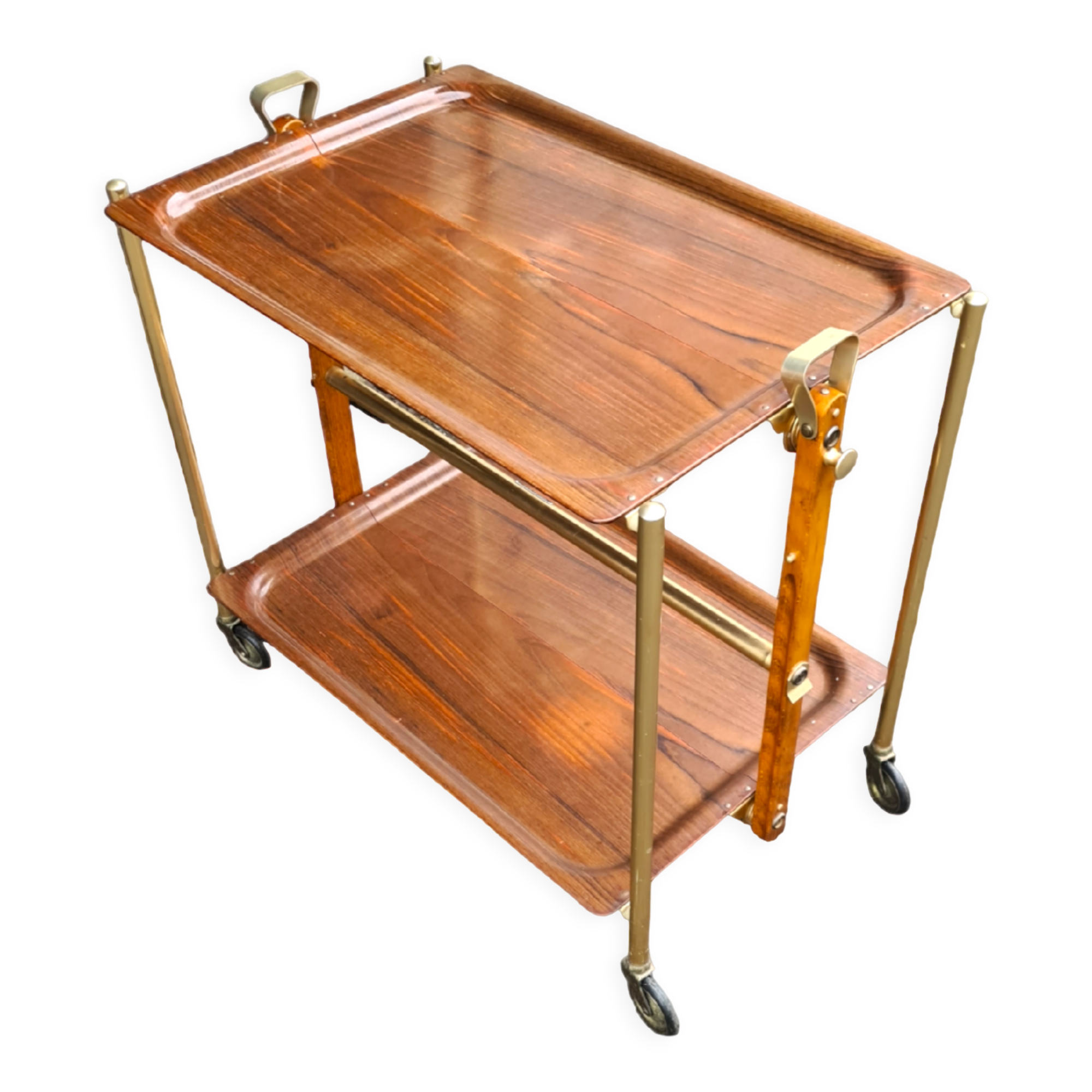 Vintage Textable folding trolley