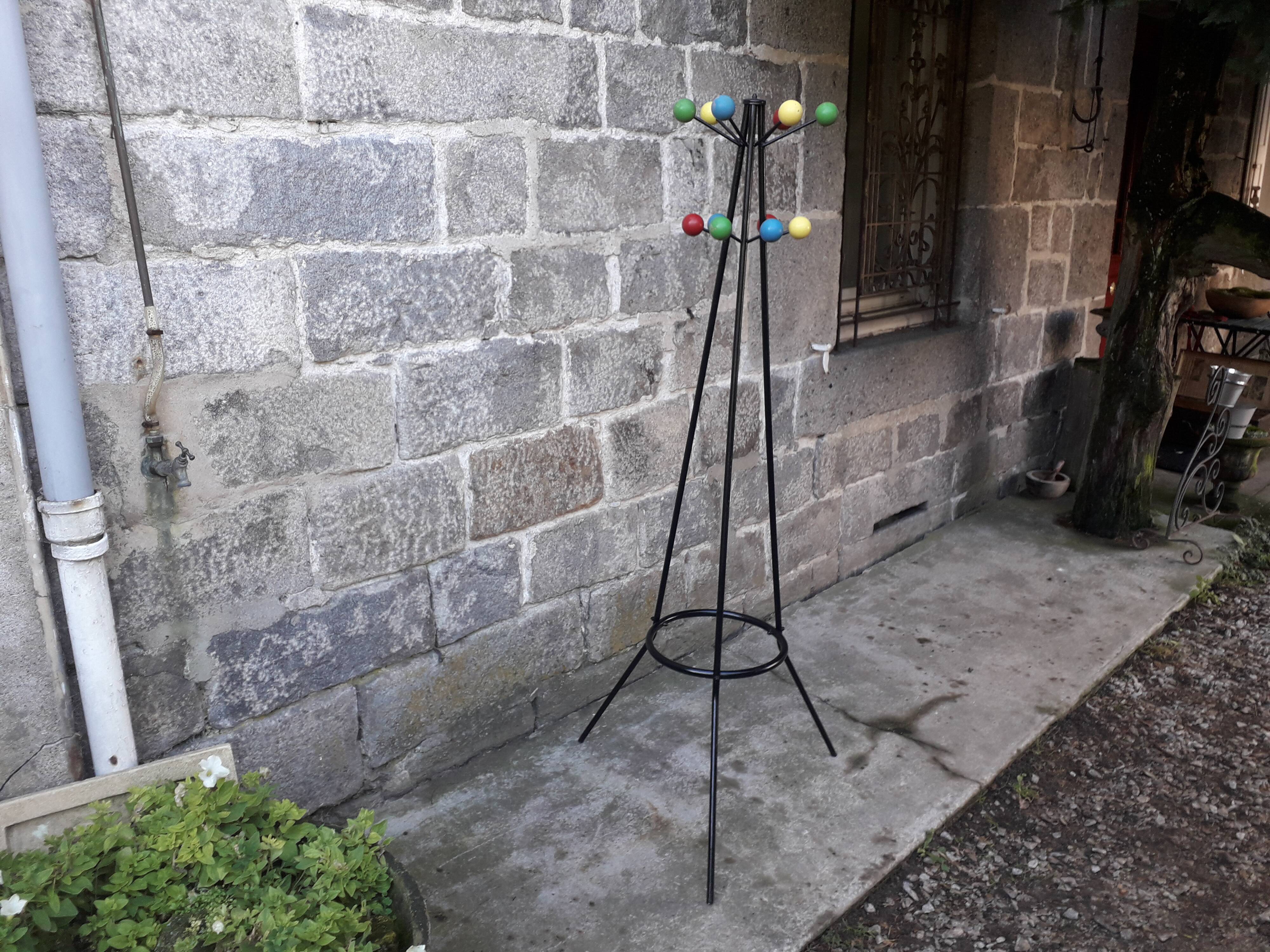 Vintage parrot coat rack