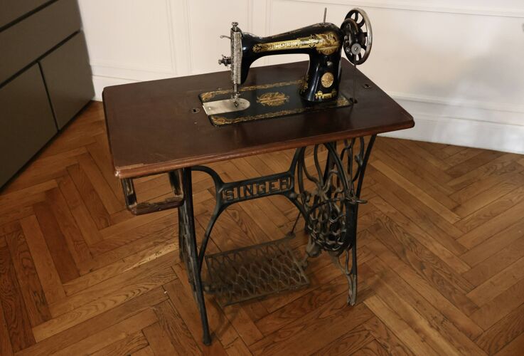 Ancienne Machine Coudre Singer P dale Fabrication Anglaise Selency ancienne-machine-coudre-singer-p-dale-fabrication-anglaise-selency