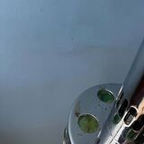 Vintage space age massive green waterfall pendant light