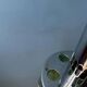 Vintage space age massive green waterfall pendant light