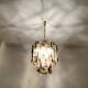 Large smoked glass citrus chandelier by j.t. kalmar