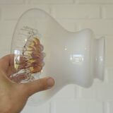 Set of 4 Vintage Sconces Flush Mount Mazzega Murano Glass Ceiling Lights