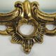 Vintage gold mirror in Louis XV style – Baroque metal frame – Wall decoration