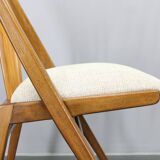 1970s Set of Four Beech Dining Chairs, West Germany