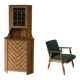 Henning Kjaernulf oak scalloped lounge chair | Denmark | 1950s