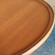 Art Deco style solid wood gueridon coffee table