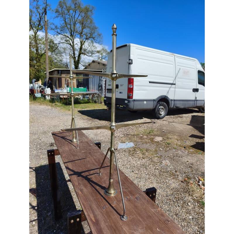 Pair of bronze shop shelves 1900 Siegel Paris
