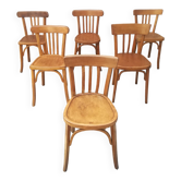 Mismatched bistro chairs