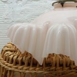 Pale pink opaline lampshade