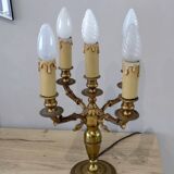 Bronze chandelier lamp