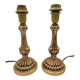 Pair of bronze lamp bases