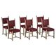 Danois Milieu du Siècle Moderne, Ensemble de 6 Chaises de Salle à Manger en Chêne, Henning Kjærnulf, Années 1960