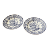 Set of 2 vintage hollow plates