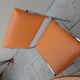 Table is kitchen chairs orange formica vintage year 60 70