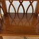 Table de chevet ou d'appoint à croisillons, bois, années 60