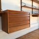 Scandinavian teak wall system "Royal system" Poul Cadovius