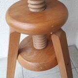 Wooden screw stool