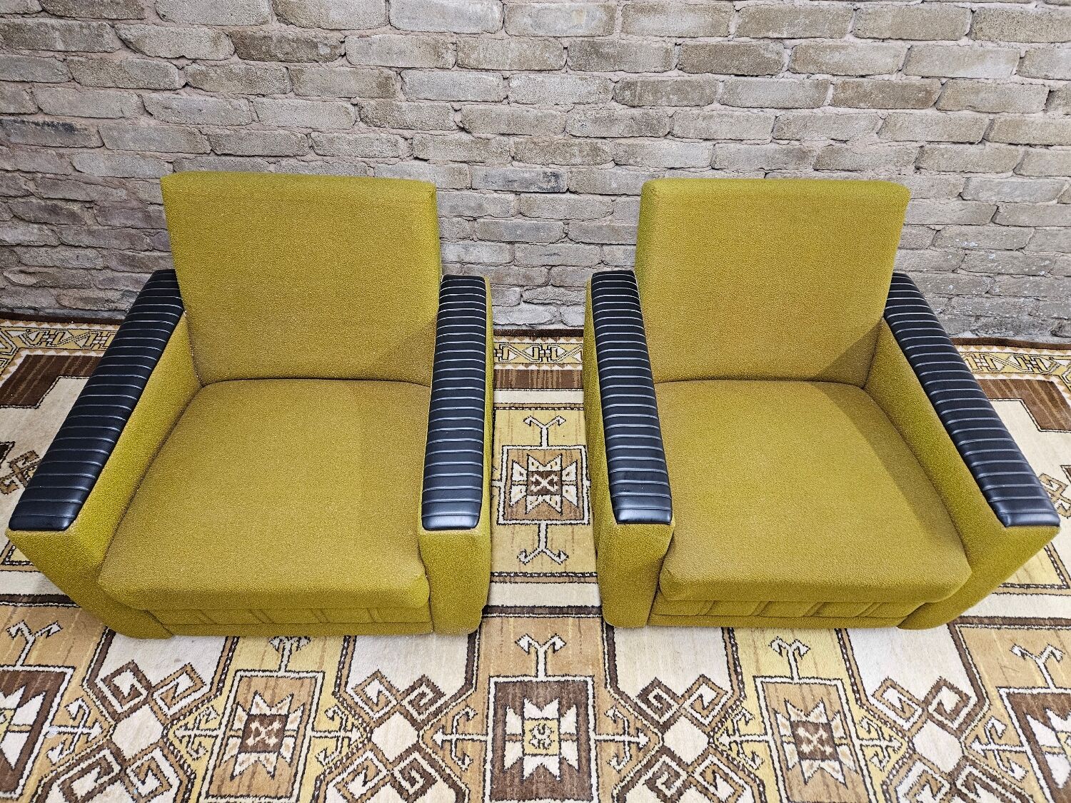 Pair of vintage armchairs 1960s