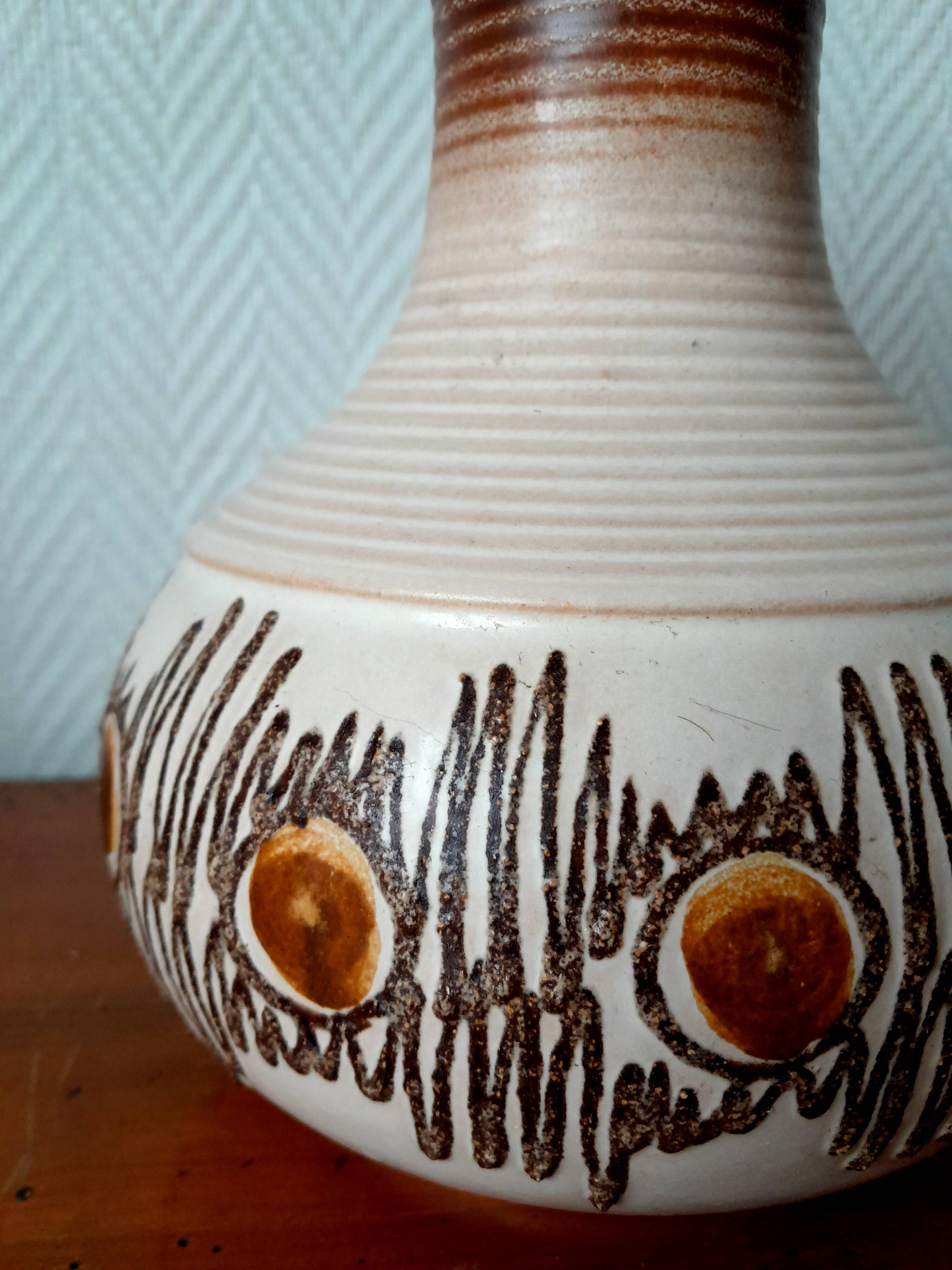 Vintage German Ceramic Vase 1970