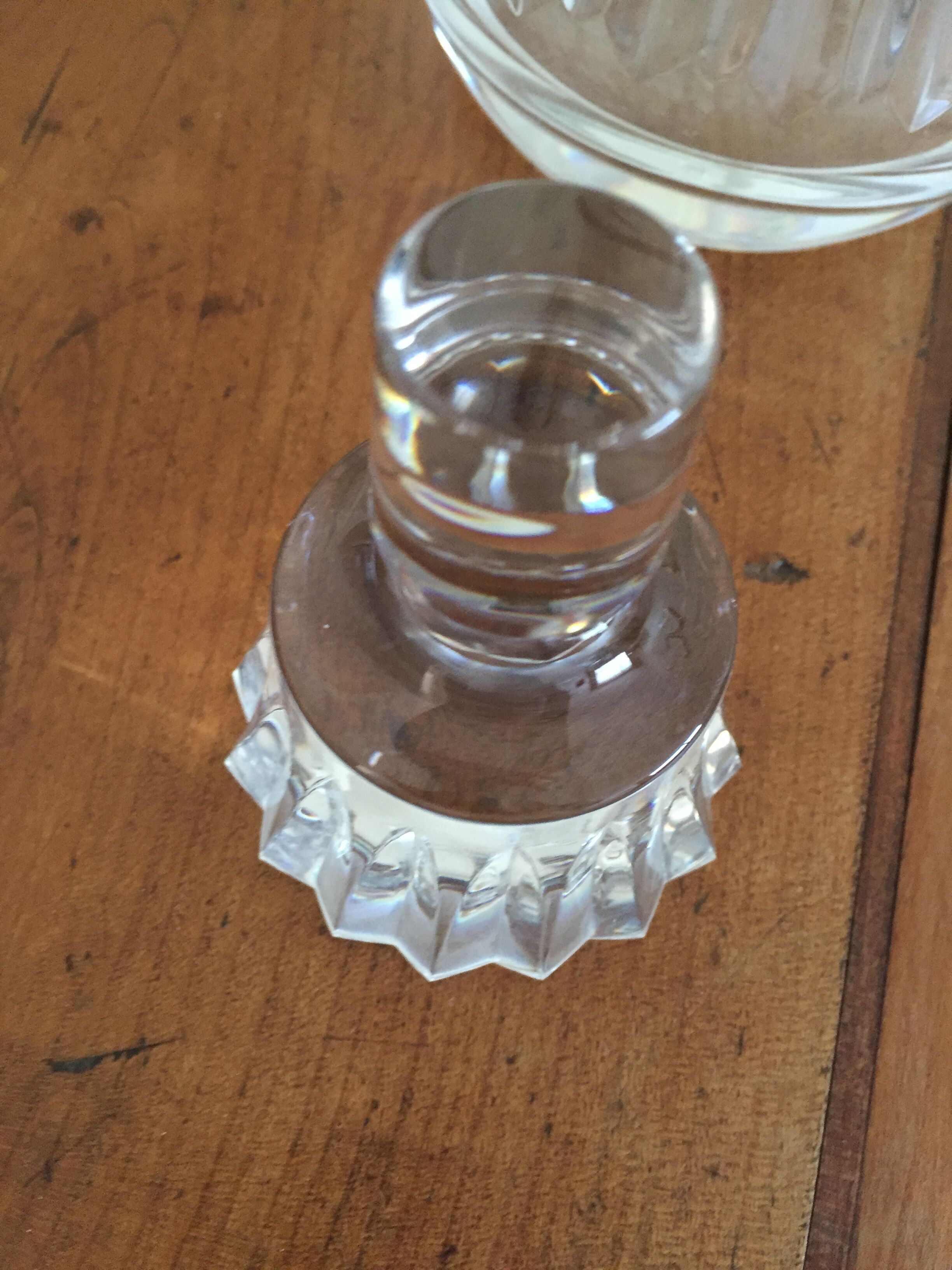 Daum crystal decanter