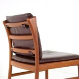 Ensemble de 4 chaises japonaise par Hita Kogei 'Nikko