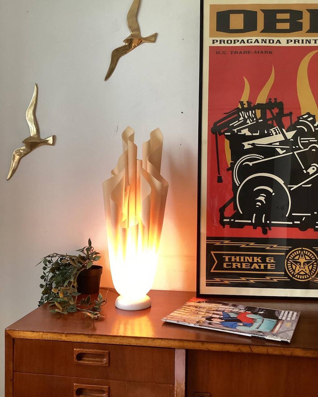 Athena lamp by Georgia Jacob