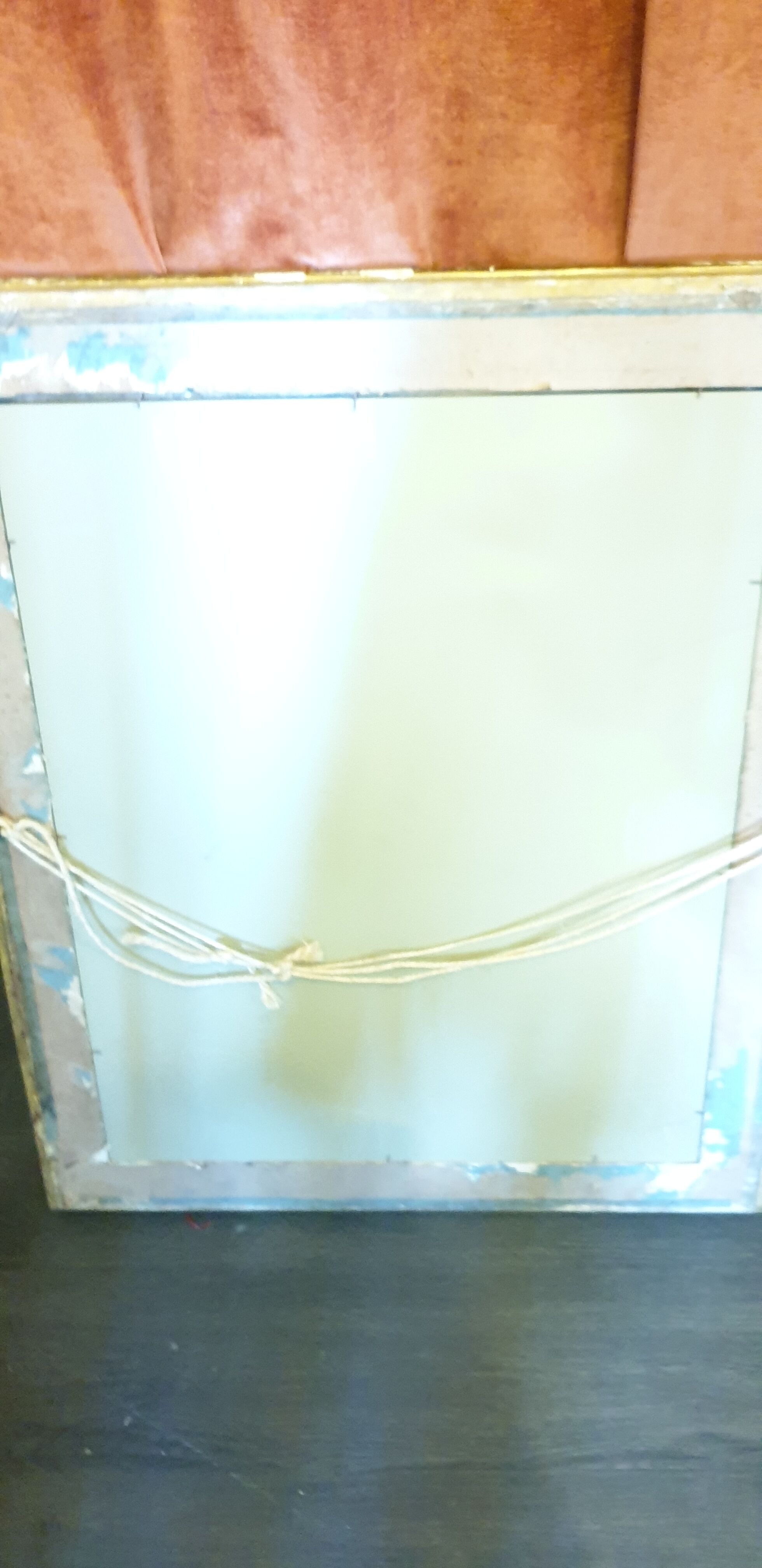 Mirror gilded frame NINETEENTH century  63x75cm