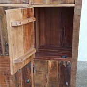 Wardrobe 8 doors in old wood
