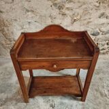 Antique Oak Washbasin Console – 1900-1920