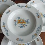 5 hollow plates in Limoges porcelain by Bernardaud - Lhasa Soap