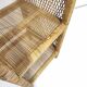 Vintage rattan bedside shelf and bamboo braiding