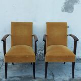 Paire de fauteuils bridge Art déco 1930