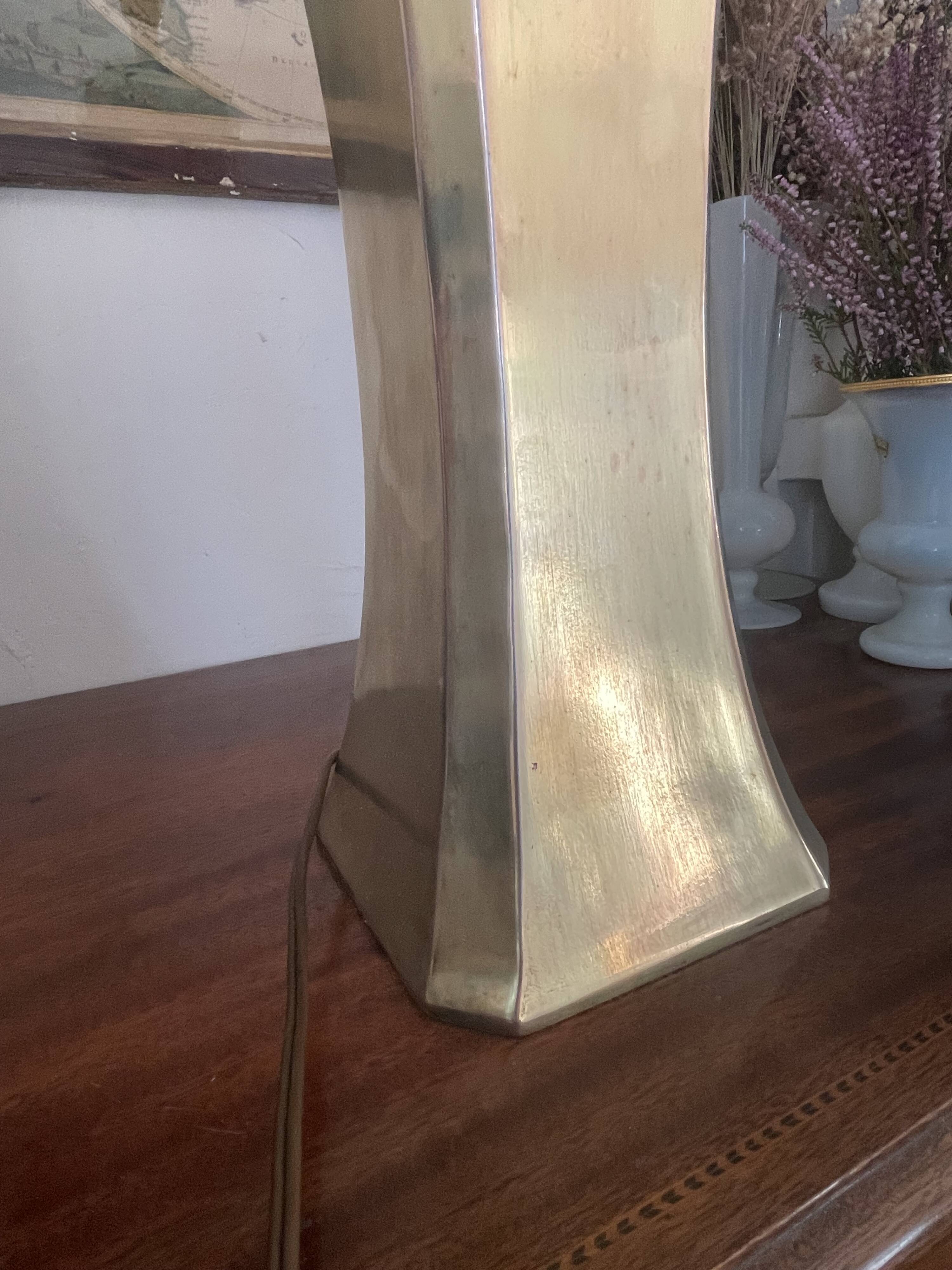 Pied de lampe en laiton vintage 50cm