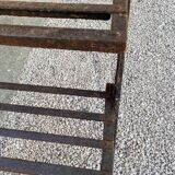 Industrial straight iron staircase loft workshop