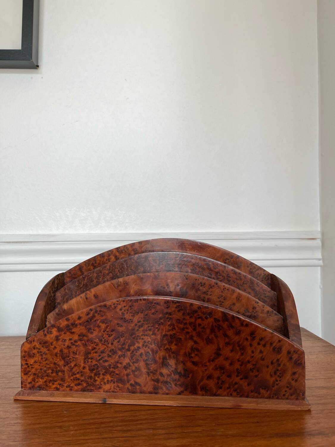 Thuja burl mail holder