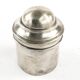 Eclectic pill box, silver-plated brass, Bronowski, Poland, 19th century