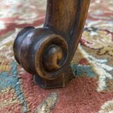 Table à manger en noyer de style Louis XV